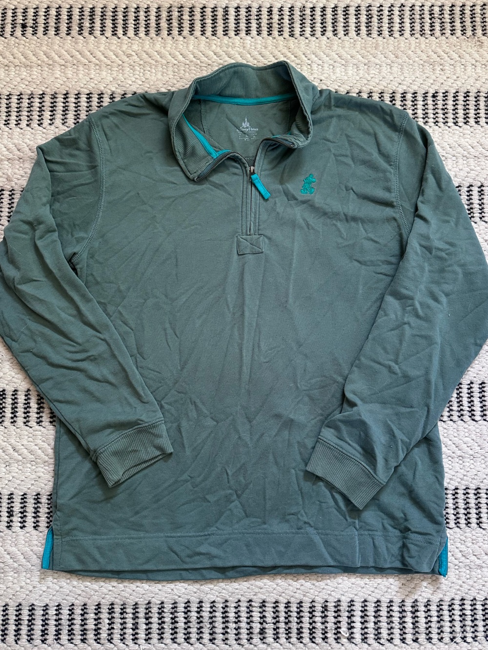 Mens Disney quarter-zip